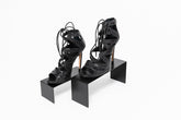 Dsquared2 Black Snakeskin Heels